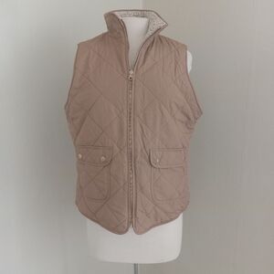 Love Tree Size Large Quilted Tan Vest